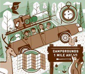 Down and Dirty Guide to Camping With Kids illustration