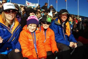 Team Summit takes to the grandstands at Beaver Creek. 