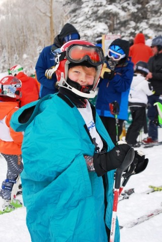 Aidan at the race start in Telluride.