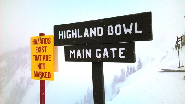 Highland Bowl is a long soul cleansing hike. 