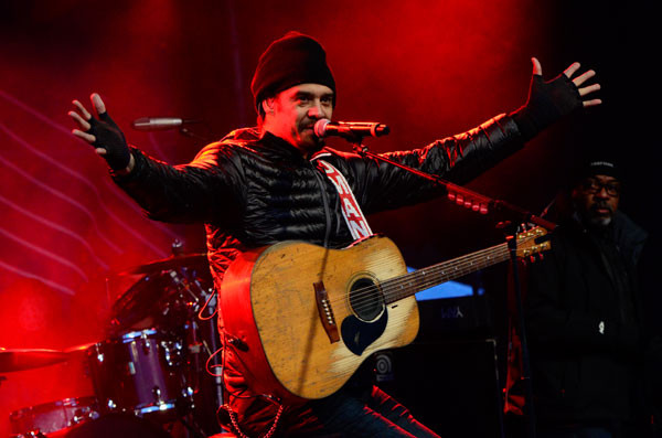 Michael Franti is one of a long lineup of musicians on tap for free concerts during medal ceremonies. Photo: Logan Robertson